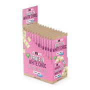Vitawerx 12-Pack White Choc Bar Classic White Choc side of pack