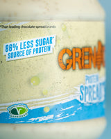 Grenade Protein Spread White Chocolate Cookie supplement facts and nutrition panel