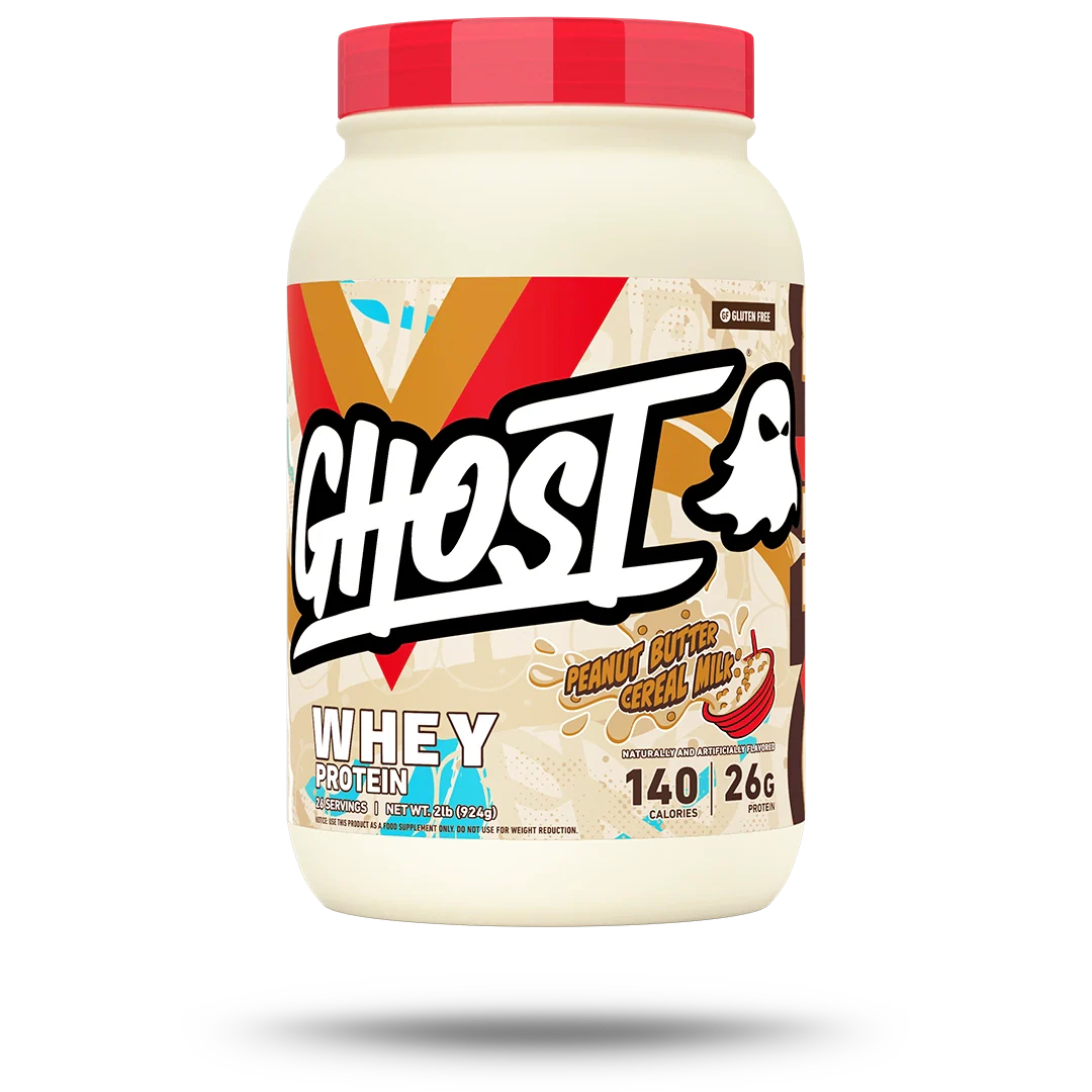 Ghost Whey Peanut Butter Cereal Milk front of pack