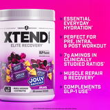 XTEND Original Elite Recovery Jolly Rancher Grape lifestyle