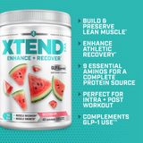 Xtend EAA Watermelon benefits and key claims graphic