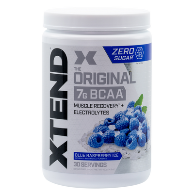 Xtend BCAA amino acids, Blue Raspberry Ice powder, 1.26kg, NZ Supps