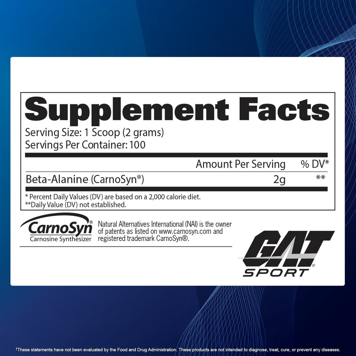 GAT Sport Essentials Beta Alanine