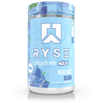 Ryse Loaded Pre Max, Blue Razz Slush powder