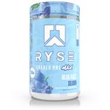 Ryse Loaded Pre Max, Blue Razz Slush powder