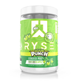 Ryse Loaded Pre Workout, Sour Punch Green Apple powder