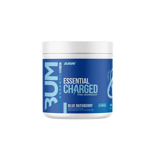 CBUM Essentials Charged, Blue Rathberry powder