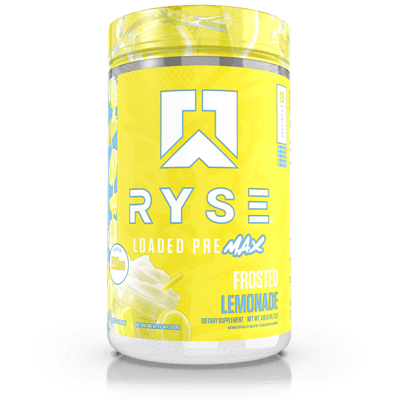 Ryse Loaded Pre Max, Frosted Lemonade powder