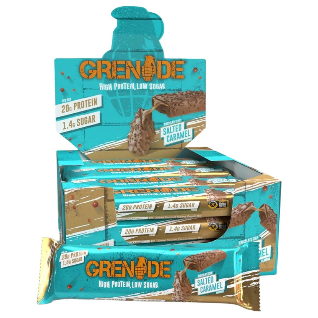 Grenade Choc Chip Salted Caramel protein bar 12 bar box