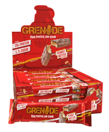 Grenade Peanut Nutter protein bar 12 bar box
