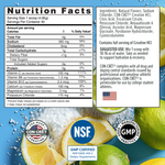 ProSupps Con-Cret + Hydration Lemon Lime supplement facts and nutrition panel
