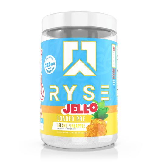 Ryse Loaded Pre Workout, Jell O Island Pineapple powder