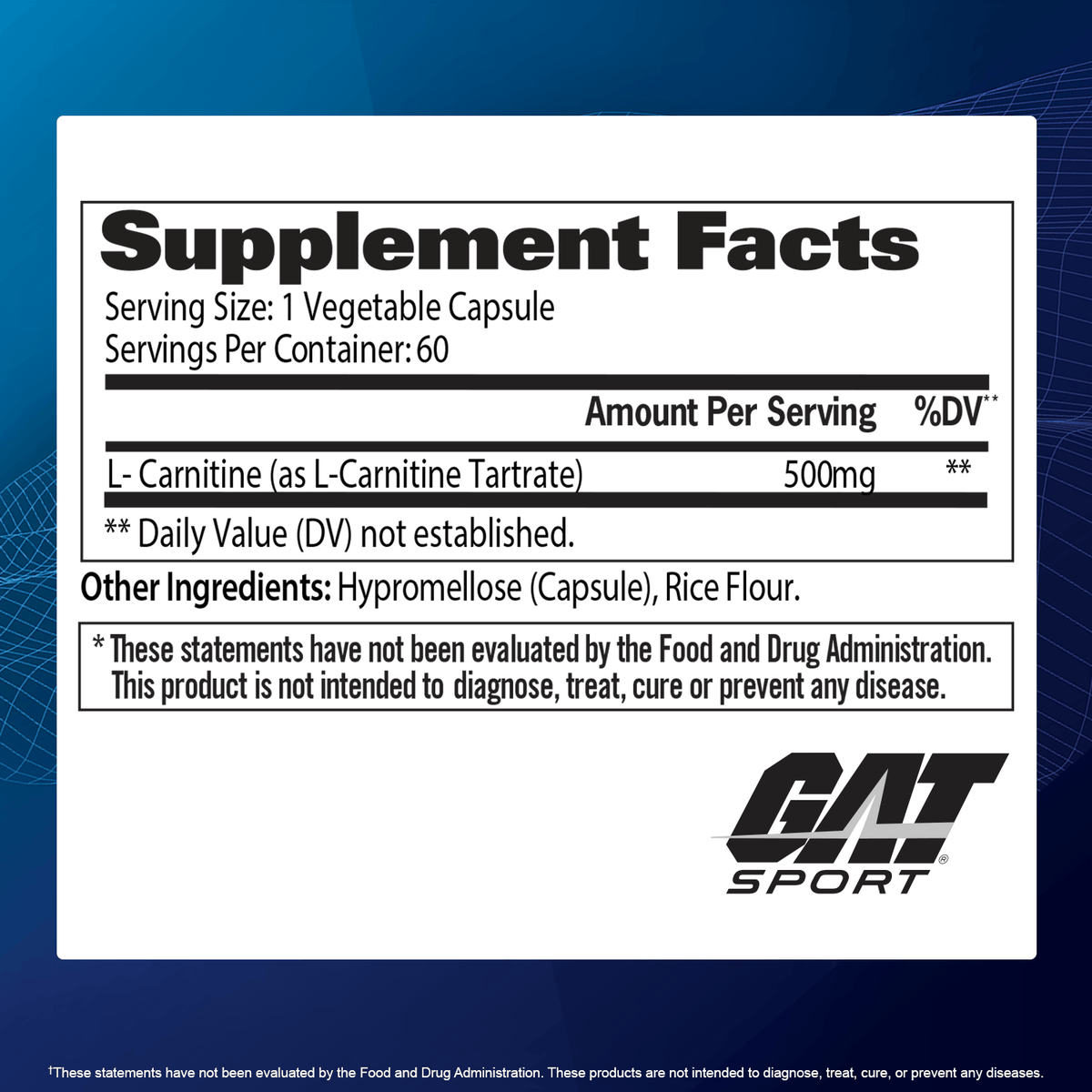 GAT Sport Essentials L Carnitine