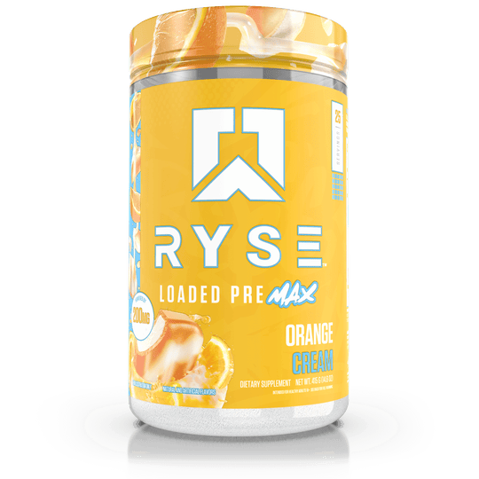 Ryse Loaded Pre Max, Orange Cream powder