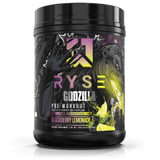 Ryse Godzilla Pre Workout, Blackberry Lemonade powder