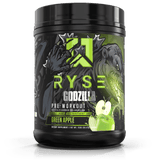 Ryse Godzilla Pre Workout, Green Apple powder