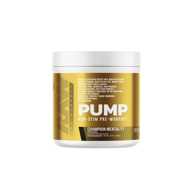 Raw Nutrition Pump Non Stim