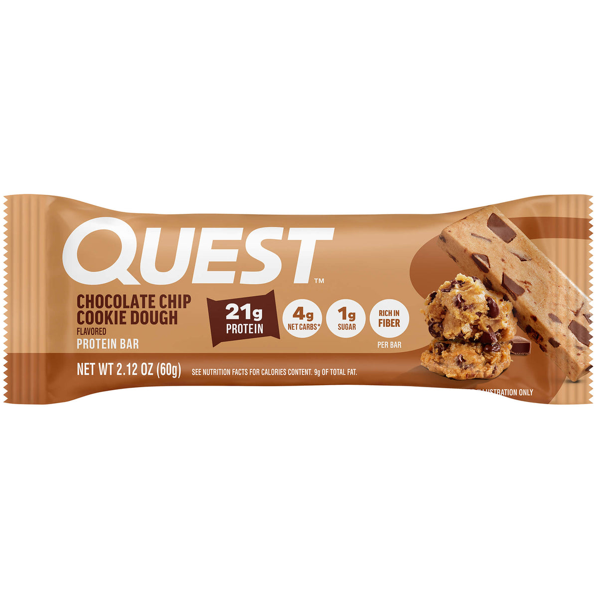 Quest Bar Choc Chip Cookie Dough