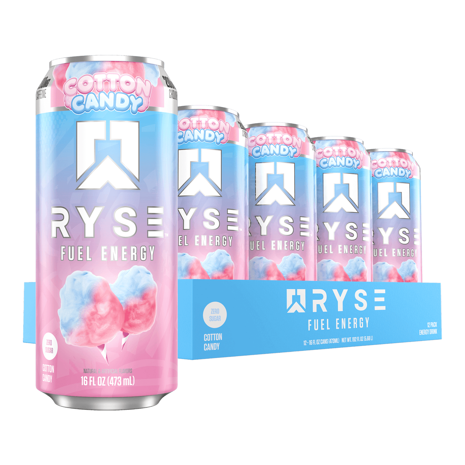 Ryse Fuel Energy Drink, Cotton Candy ready-to-drink