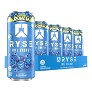 Ryse Fuel Energy Sour Punch Blue Raspberry 12 pack case