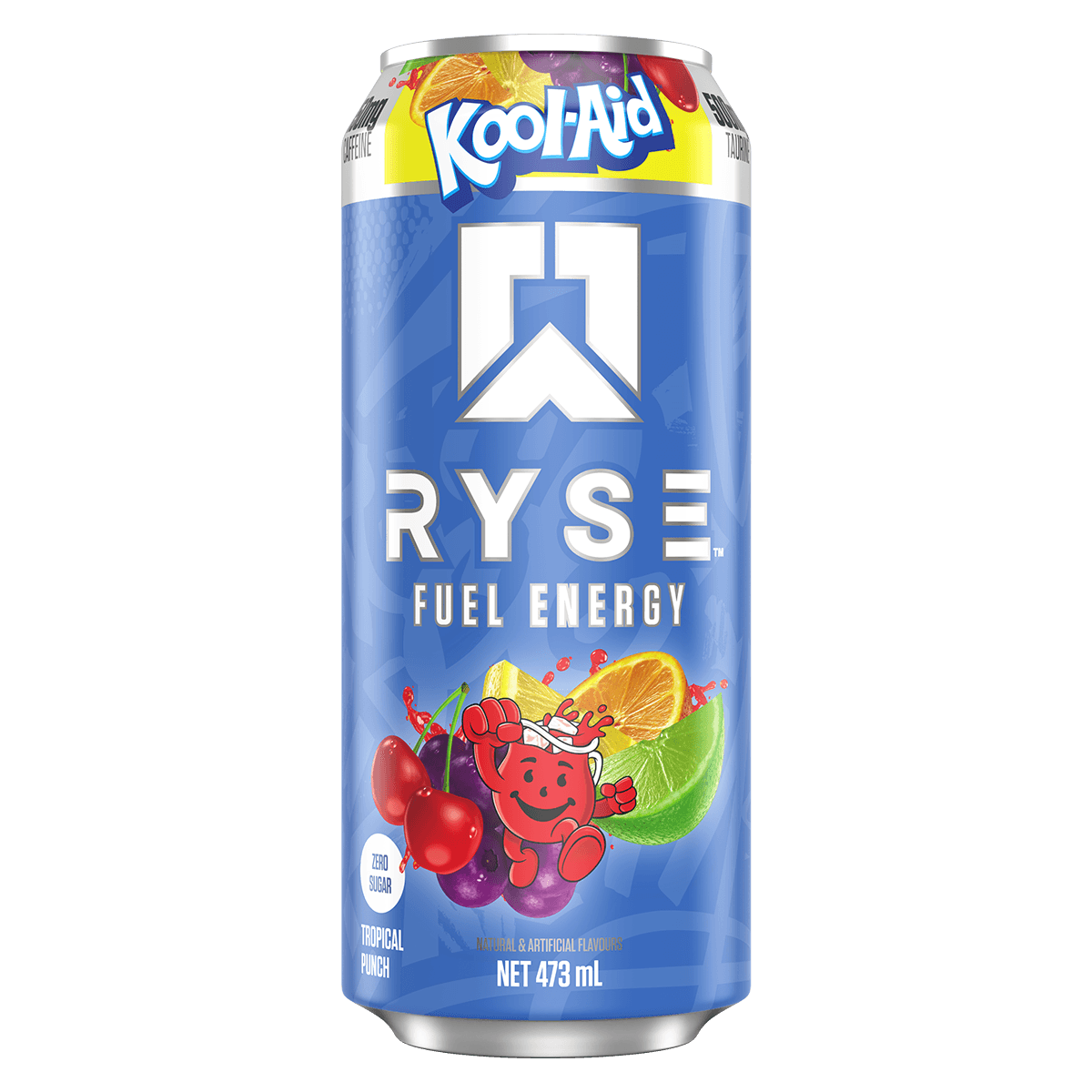 Ryse Fuel Energy Kool-Aid Tropical Punch 473ml can