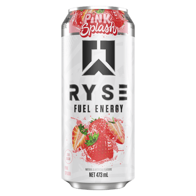 Ryse Fuel Energy Pink Splash 473ml can, NZ Supps