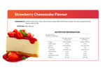 Smart Protein Bar 12-Pack Smart Bar - Strawberry Cheesecake, 720g (12 Serves) - nutrition information
