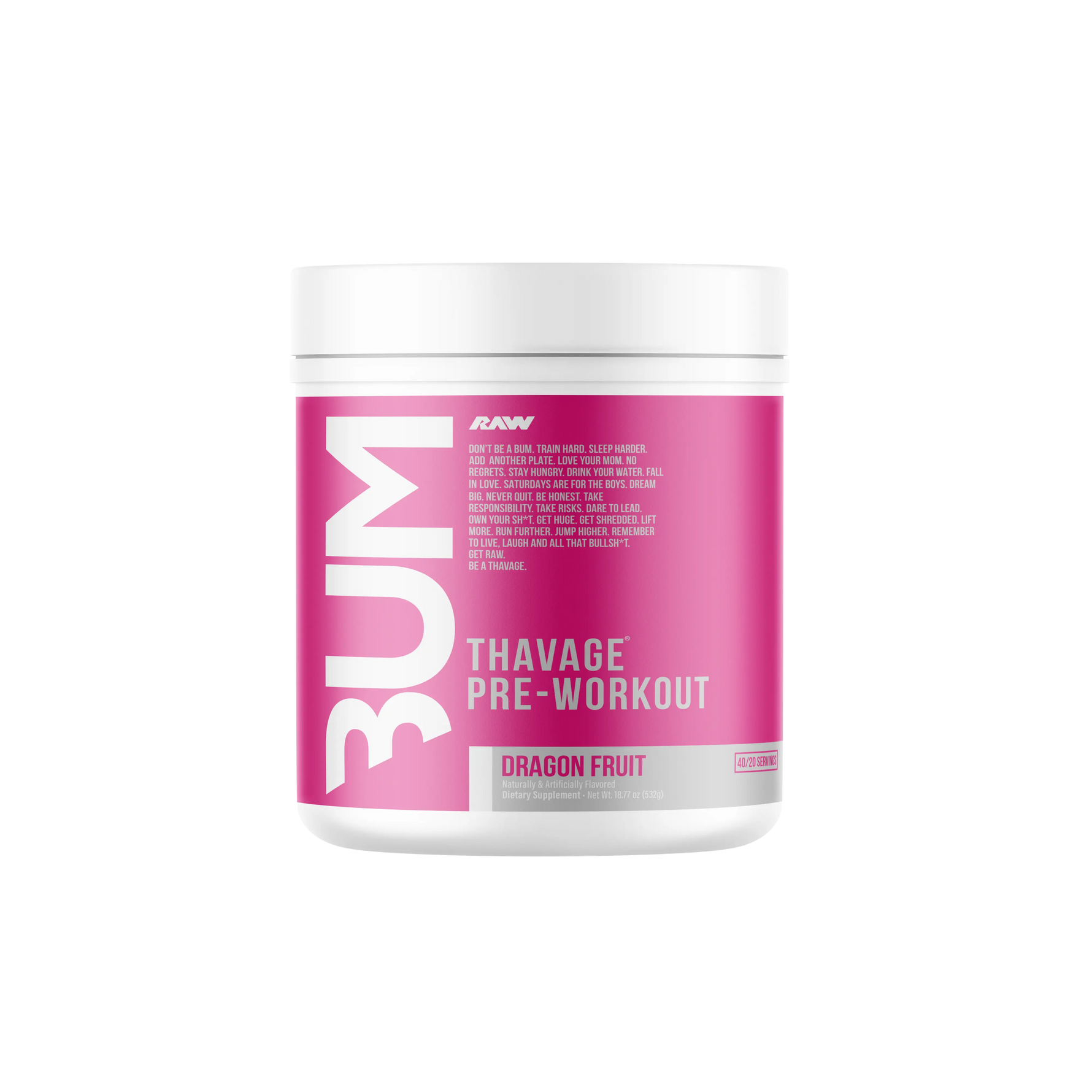 CBUM Thavage Christopher's, Dragon Fruit powder