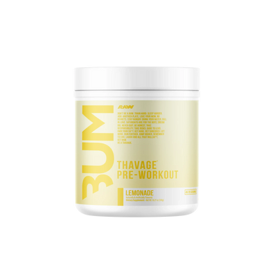 CBUM Thavage Pre-Workout Lemonade front of pack, 532g, NZ Supps