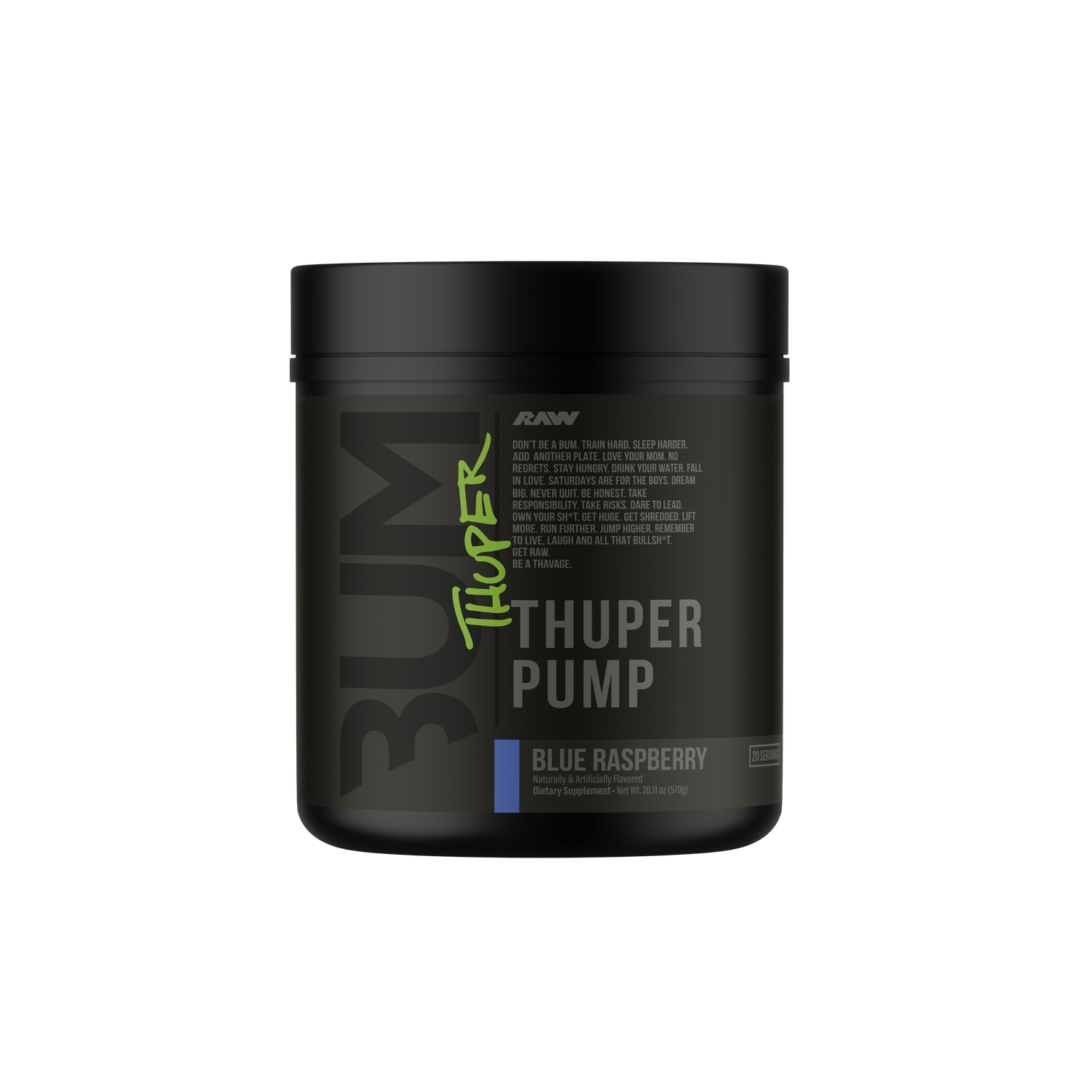 CBUM Thupper Pump, Blue Reasberry