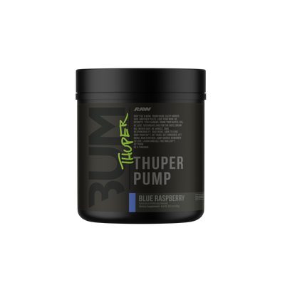 CBUM Thupper Pump stim free pre-workout, Blue Reasberry, 570g, NZ Supps
