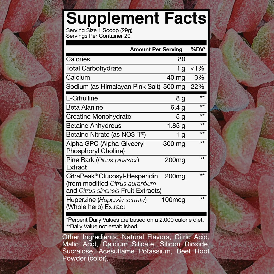 CBUM Thupper Pump, Sour Watermelon