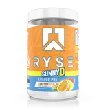 Ryse Loaded Pre Workout, Sunnyd Tangy Original powder